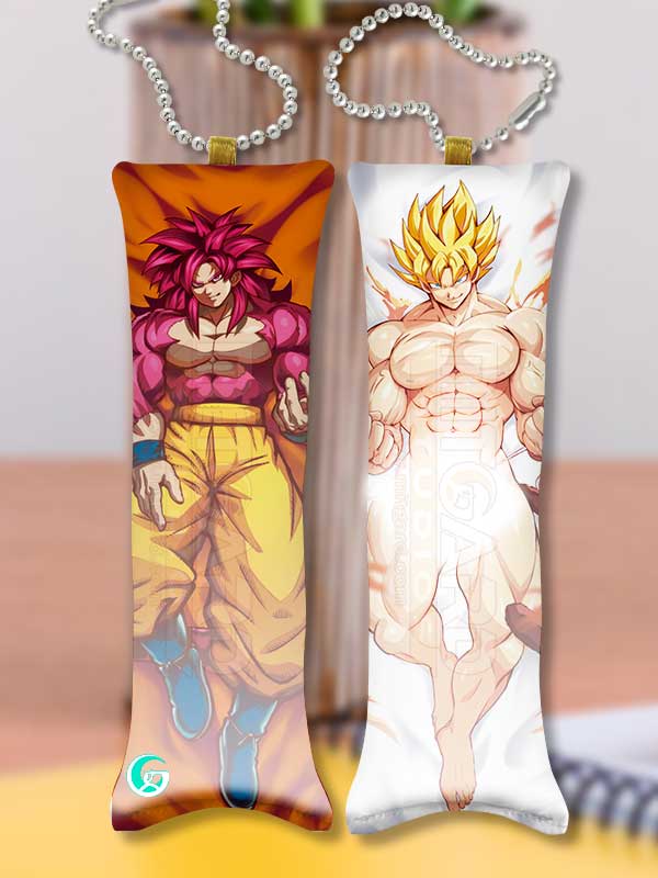 Goku V6 Mini Dakimakura Keychain